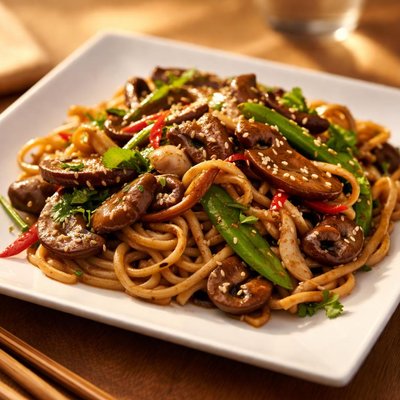 Jack noodle waitrose mushroom stirfry