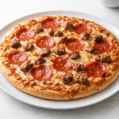 Jacks sausage and pepperoni pizza