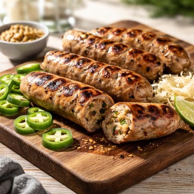 Jalapeno bratwurst
