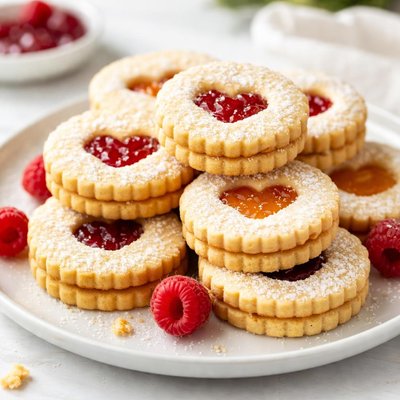 Jam-filled cookies