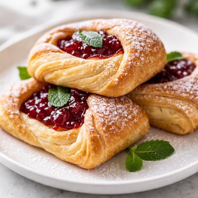 Jam-filled pastry