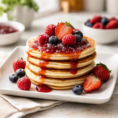 Jam pancakes