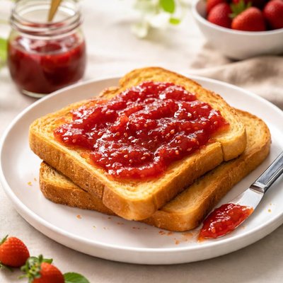Jam toast