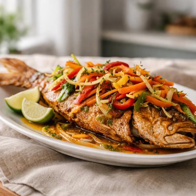 Jamaican escovitch fish