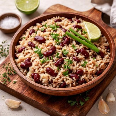 Jamaican rice and beans