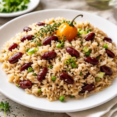 Jamaican rice and peas