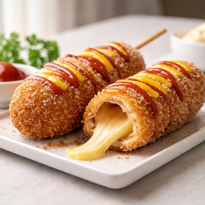 Japanese cheese corn dog