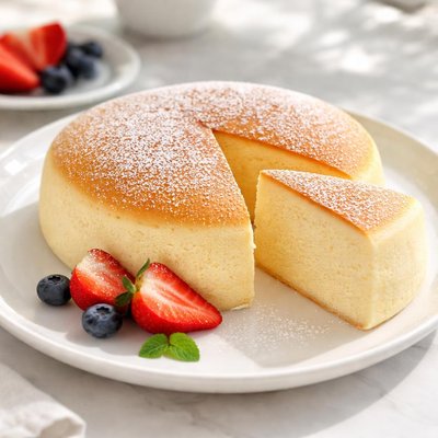 Japanese cheesecake