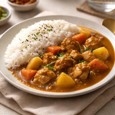 Japanese chicken curry rice