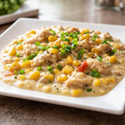Japanese corn gravy
