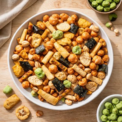 Japanese cracker snack mix