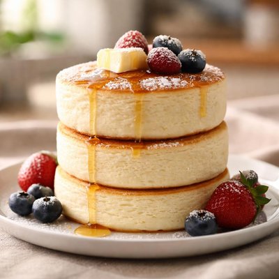 Japanese fluffy pancake