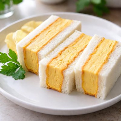 Japanese omelette sandwich