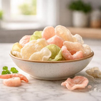Japanese prawn crackers