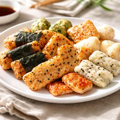 Japanese rice crackers