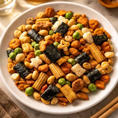 Japanese snack mix