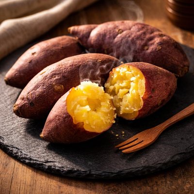 Japanese steamed sweet potato
