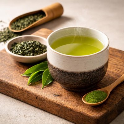 Japanese style green tea