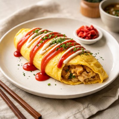 Japanese style omelette