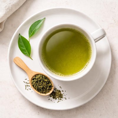 Japanese unsweetened green tea