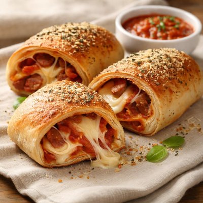 Jeffs pizza manjare roll
