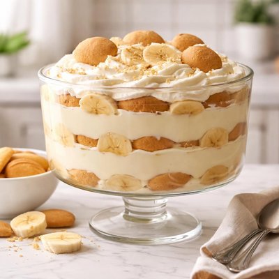 Jello banana pudding