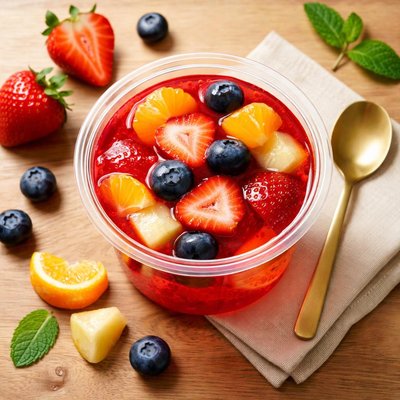 Jello fruit cup