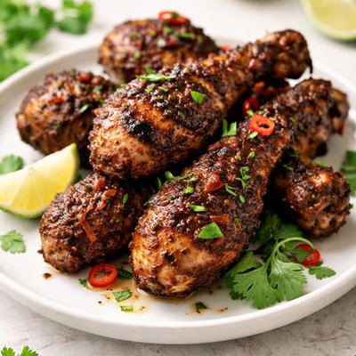 Jerk chicken drumstick