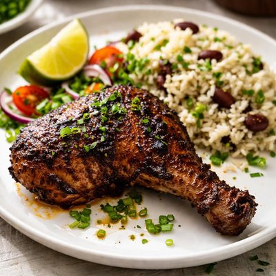 Jerk chicken leg
