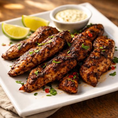 Jerk chicken strip
