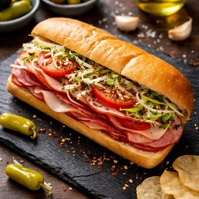 Jersey mike plain original italian sandwich regular