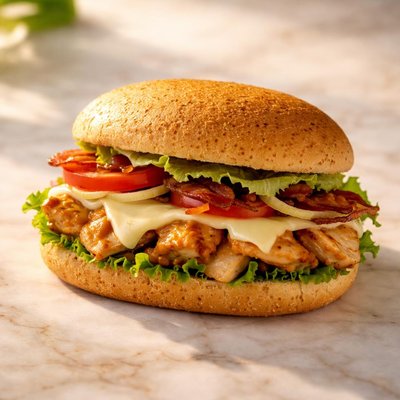 Jersey mikes chipotle chicken gluten free bun regular