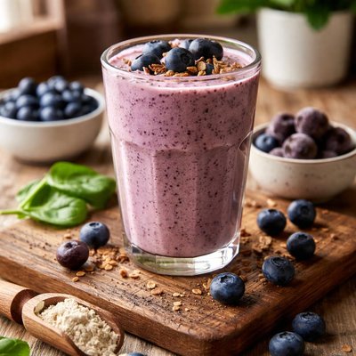 Jetpack blueberry acai protein smoothie