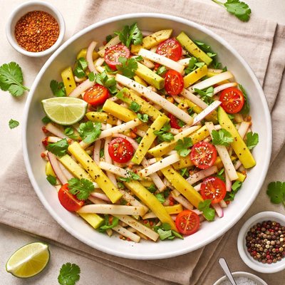 Jicama and mango salad
