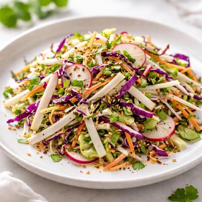 Jicama cabbage salad