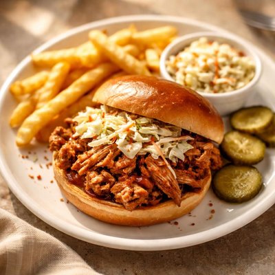 Jim-n-nick pulled chicken sandwich