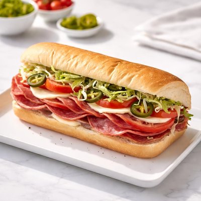 Jimmy john regular spicy east coast italian sandwich