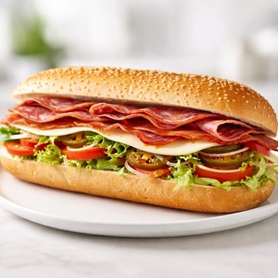Jimmy john regular spicy east coat italian sandwich