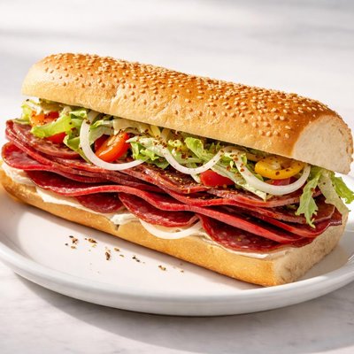 Jimmy john tegular spicy east coat italian sandwich