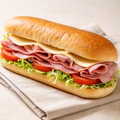 Jimmy johns ham and cheese no mayo
