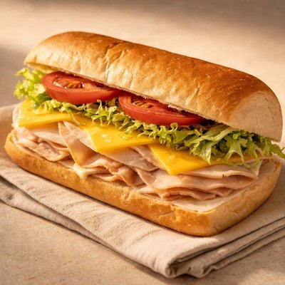 Jimmy johns turkey tom with cheese and mayo regular
