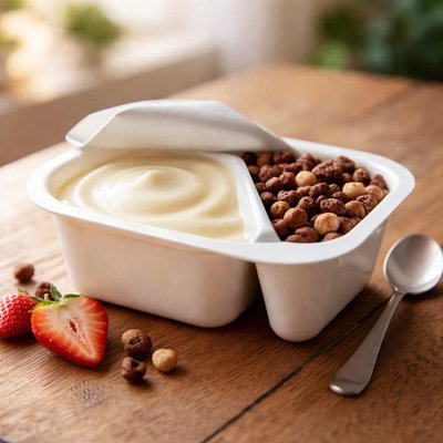 Joghurt mit der ecke