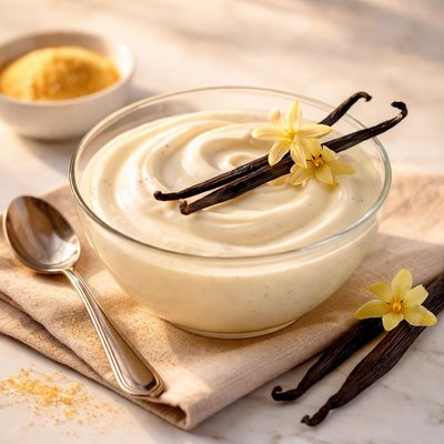 Joghurt mit vanille schote
