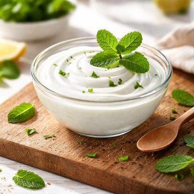 Joghurt with pepermint