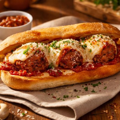 Johnny brusco meatball parm sub
