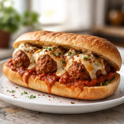 Johnny busco meatball parm sub