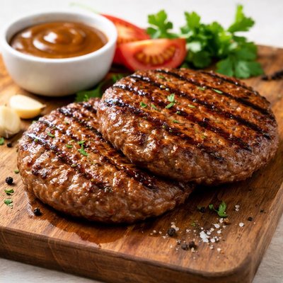 Jollibee burger patty