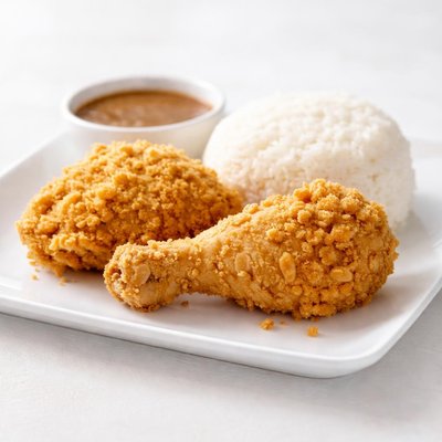 Jollibee chicken joy with rice