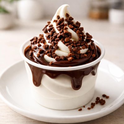 Jollibee chocolate sundae