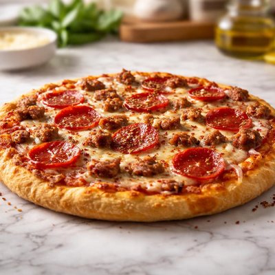 Jqcks frozen pizza sausage and pepperoni